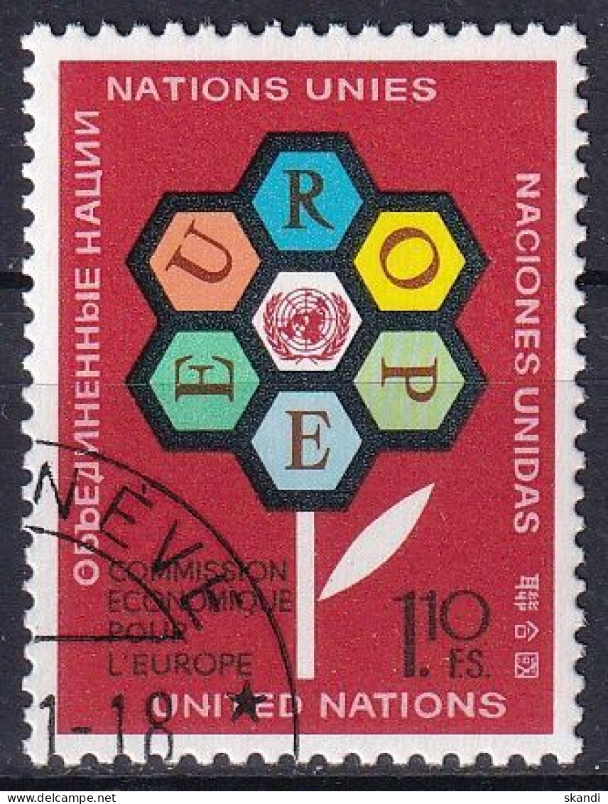 UNO GENF 1972 Mi-Nr. 27 O Used - Aus Abo - Used Stamps