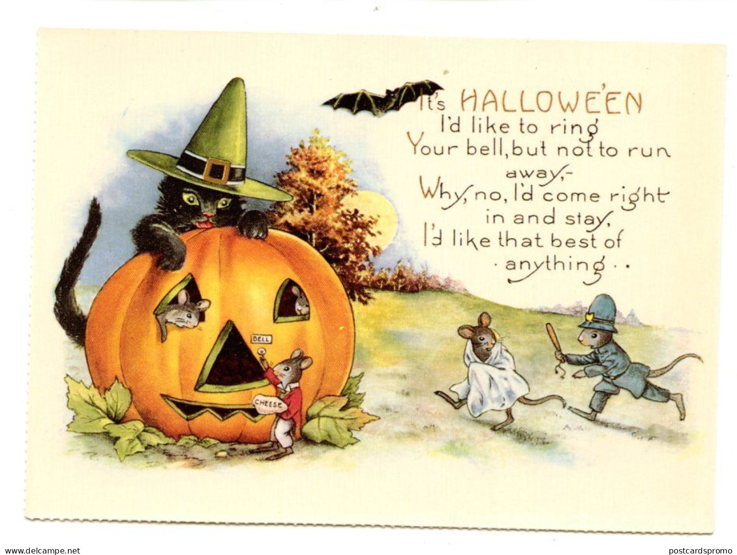 C P M - HALLOWEEN - See Description On Back Side  (2 Scans ) - Halloween