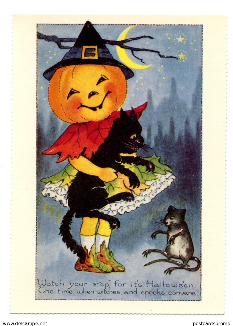 C P M - HALLOWEEN - See Description On Back Side  (2 Scans ) - Halloween