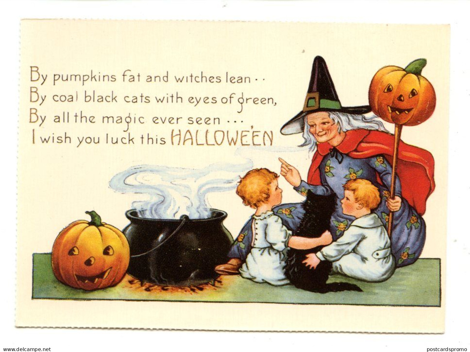 C P M - HALLOWEEN - See Description On Back Side  (2 Scans ) - Halloween