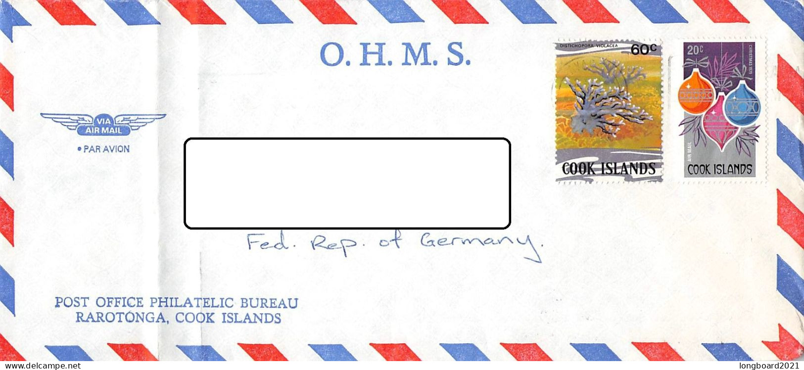 COOK ISL. - AIRMAIL Ca 1980 - KARLSRUHE/DE / *176 - Cook