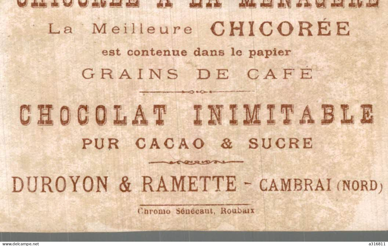 Chromo Chocolat Duroyon Ramette Les Petits Bucherons - Duroyon & Ramette