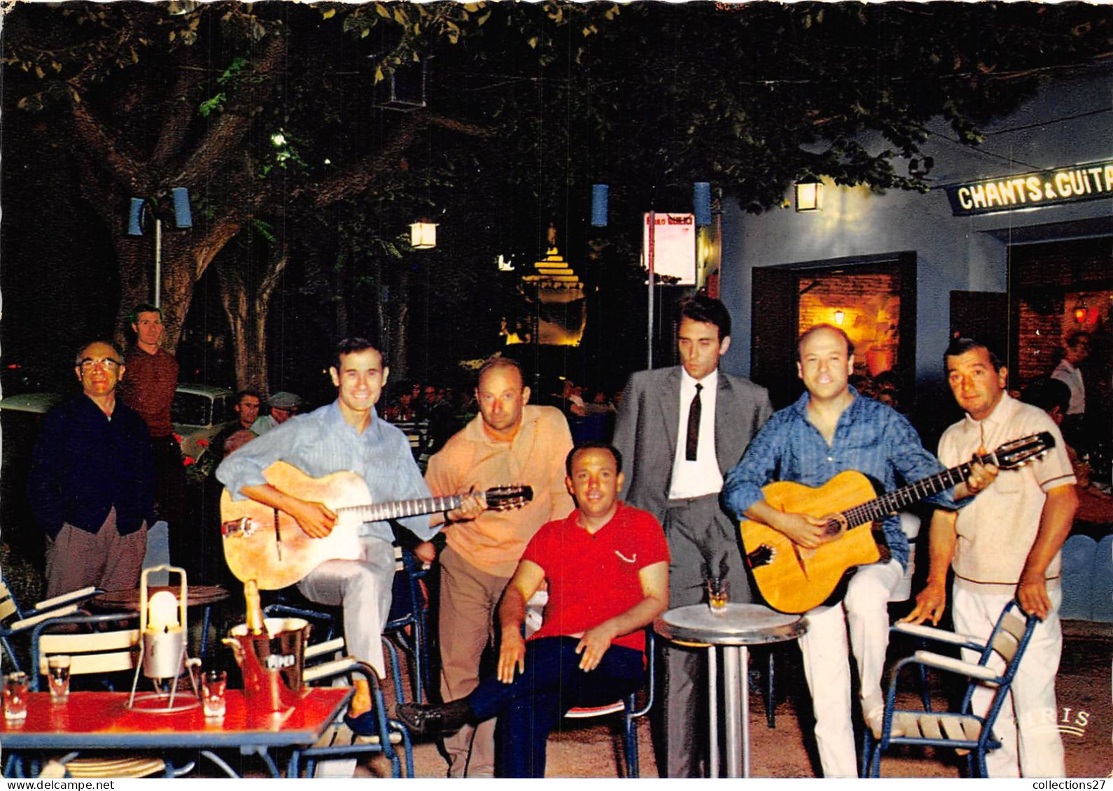 20-AJACCIO- LE PAVILLON BLEU CHEZ PAULO QUILICI , CHANT ET GUITARES - Ajaccio