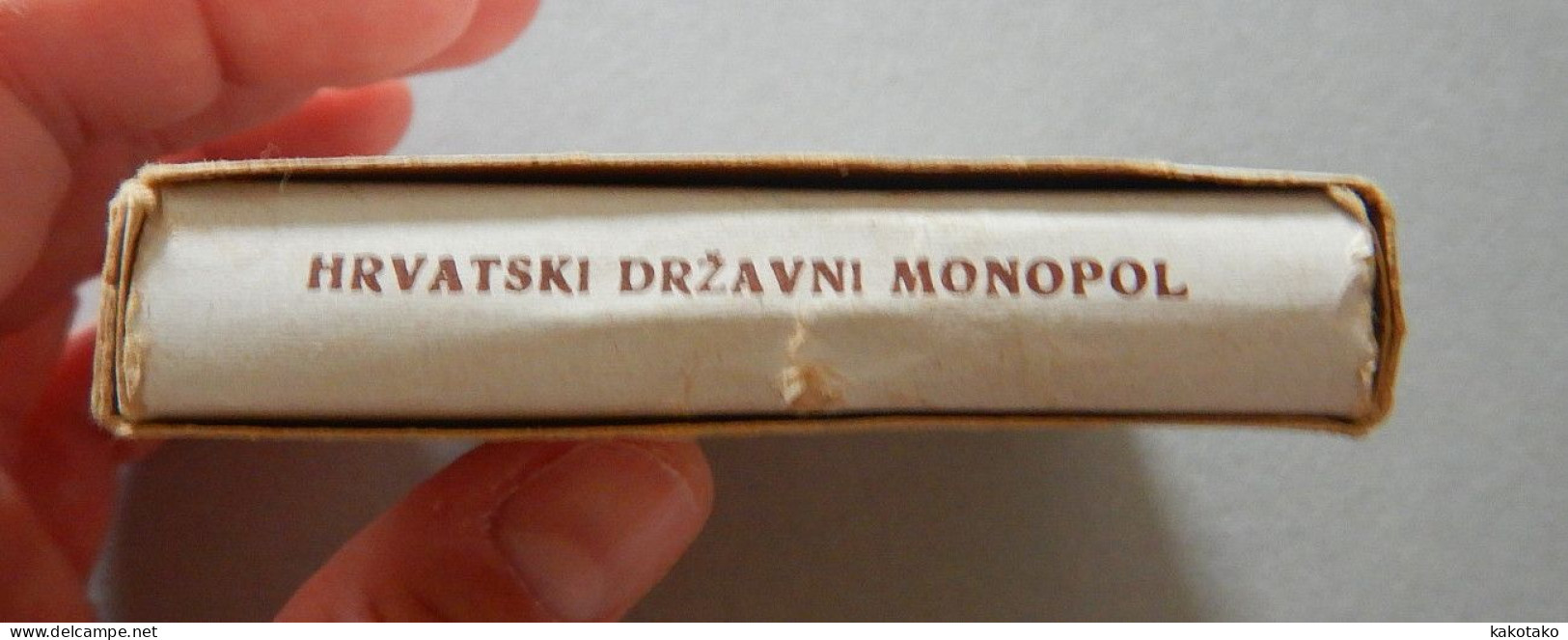 NDH - WW2 - CROATIA - TRABUKO CIGAR CASE - Empty Box  RARE ! Cigarette - Empty Tobacco Boxes