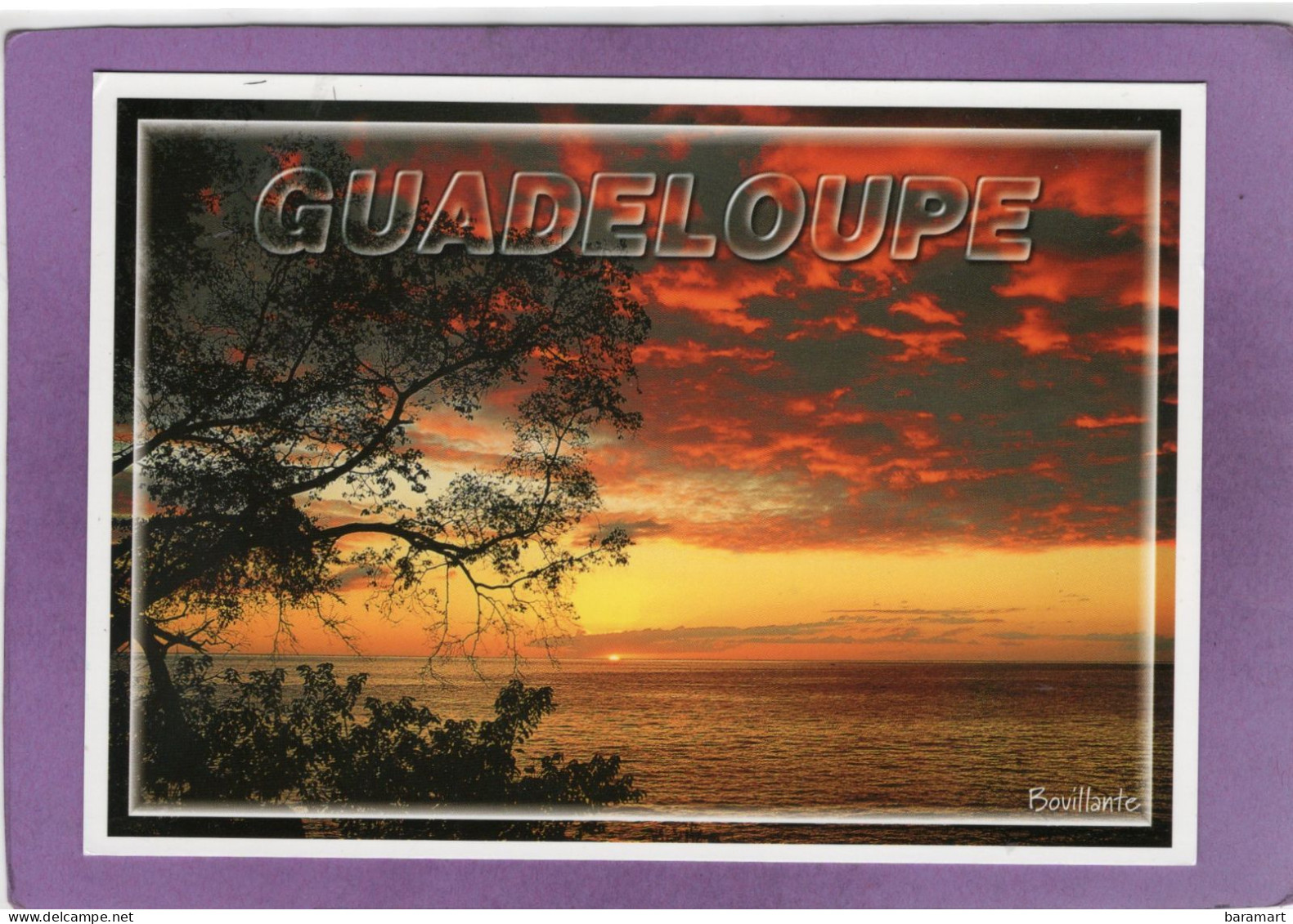 97 971 Guadeloupe Basse Terre Coucher De Soleil à Bouillante - Basse Terre