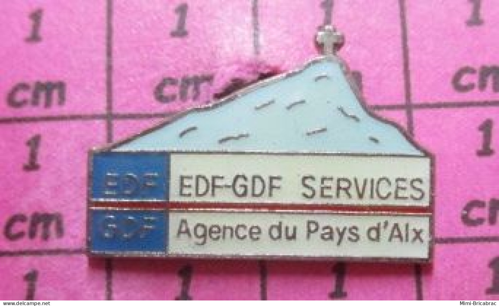 613e Pin's Pins / Beau Et Rare / EDF GDF / SERVICES AGENCE DU PAYS D'AIX - EDF GDF