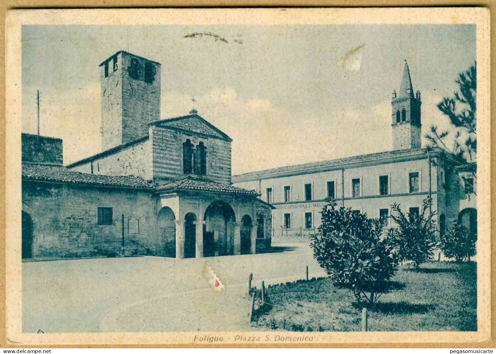 VXB334 - FOLIGNO - PIAZZA S DOMENICO - 1935 CIRCA - Foligno