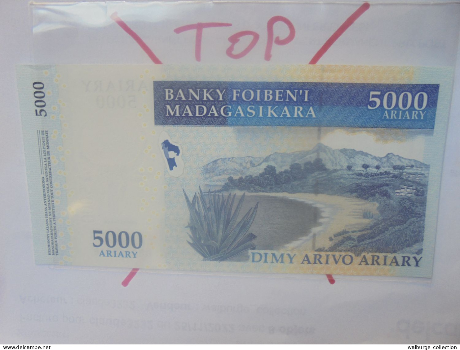 MADAGASCAR 5000 ARIARY 2007-2015 Neuf (B.29) - Madagascar