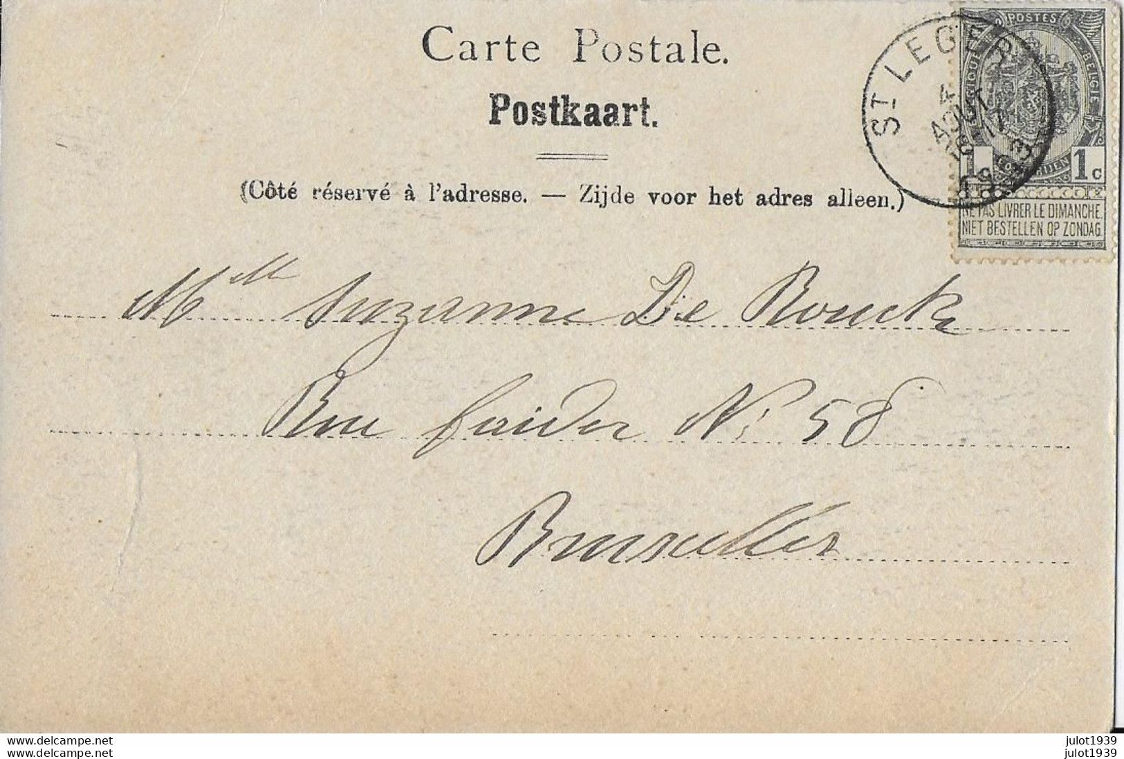 SAINT - LEGER ..-- FONTAINE De MARACHE . LAVANDIERES . 1903 Vers BXL ( Melle Suzanne DE ROUCK ) . Voir Ve - Saint-Leger