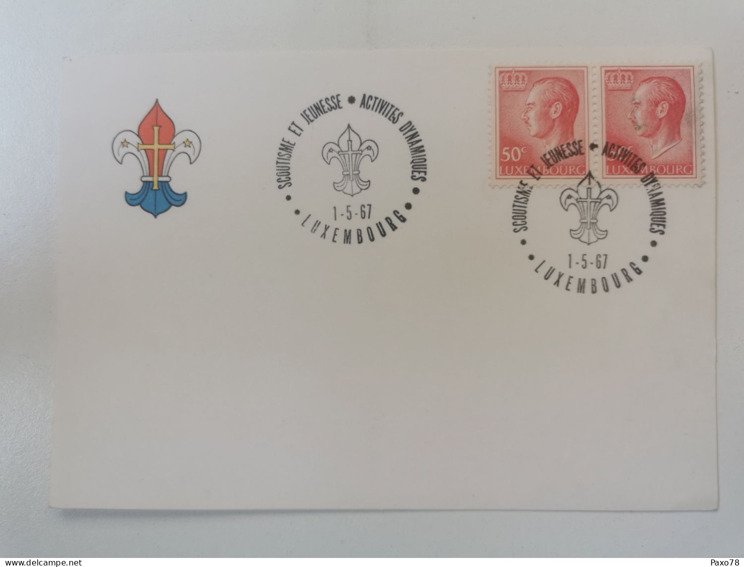 Scoutisme Et Jeunesse 1967 - Cartes Commémoratives