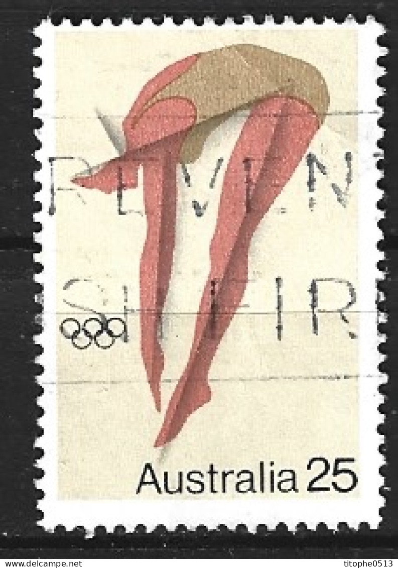 AUSTRALIE. N°593 De 1976 Oblitéré. Plongeon Aux J.O. De Montréal. - Plongeon