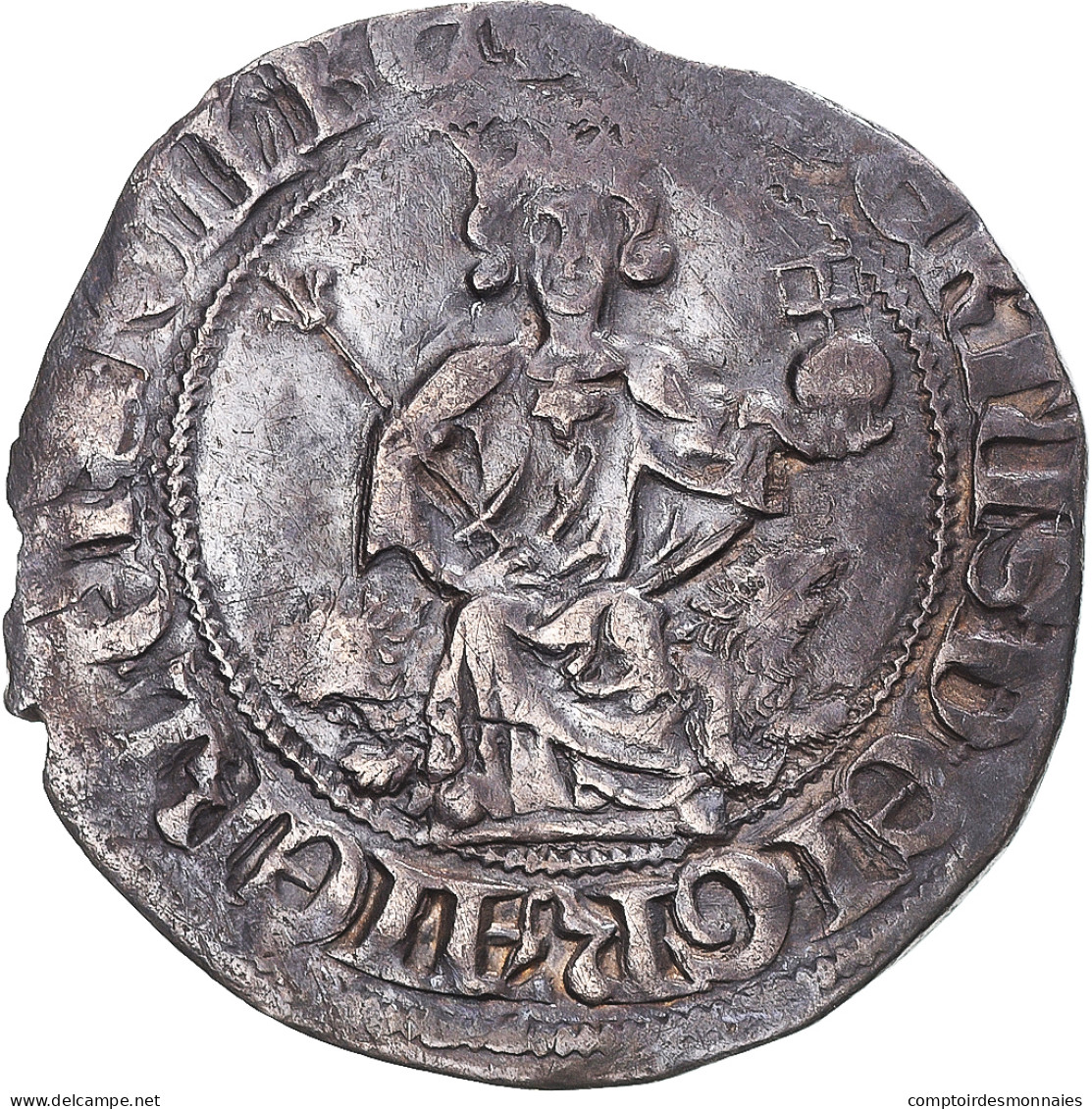 Monnaie, Italie, Kingdom Of Naples, Robert D'Anjou, Gigliato, 1309-1343, Naples - Neapel & Sizilien