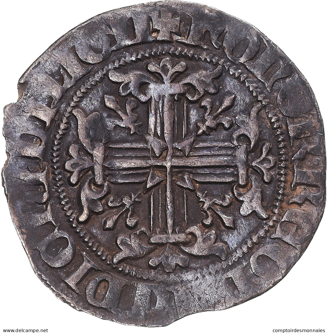 Monnaie, Italie, Kingdom Of Naples, Robert D'Anjou, Gigliato, 1309-1343, Naples - Naples & Sicile