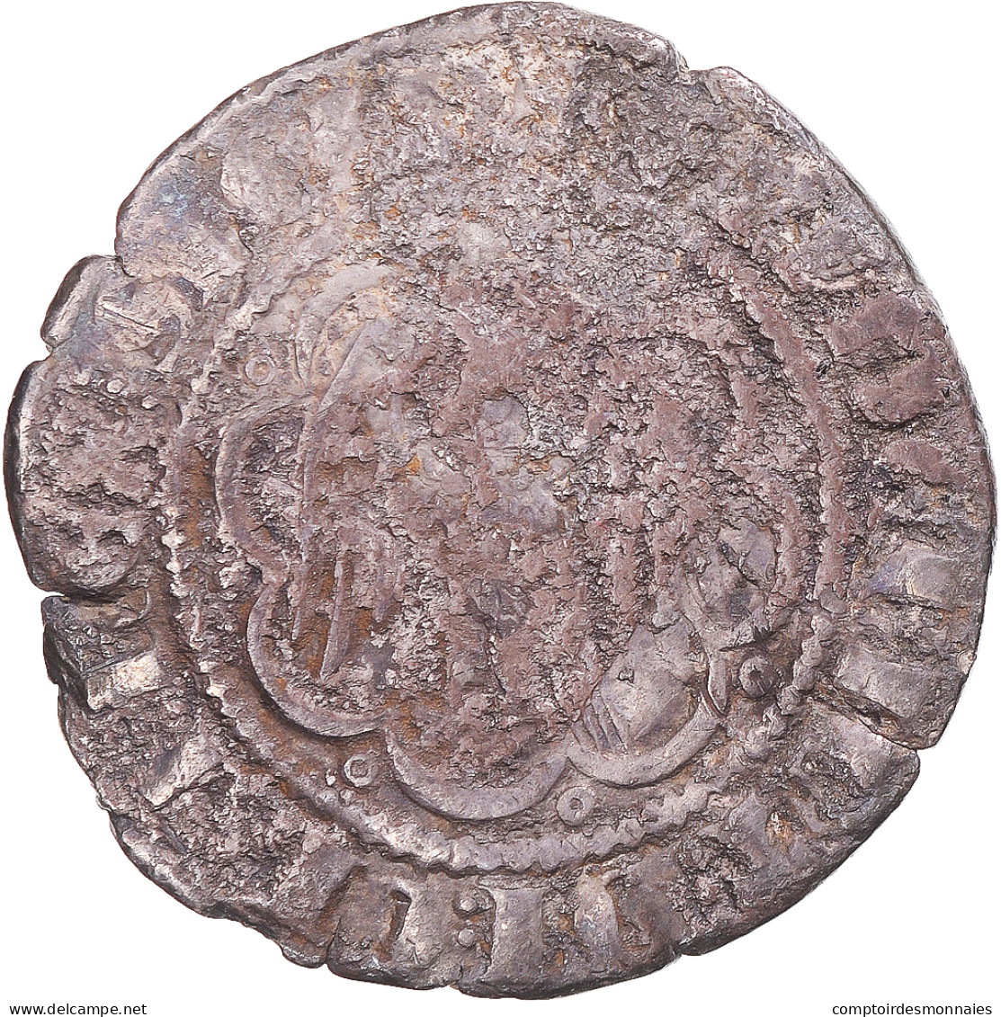 Monnaie, Italie, Frédéric III D'Aragon, Pierreale, 1296-1337, Messina, TTB - Lehnsgeld