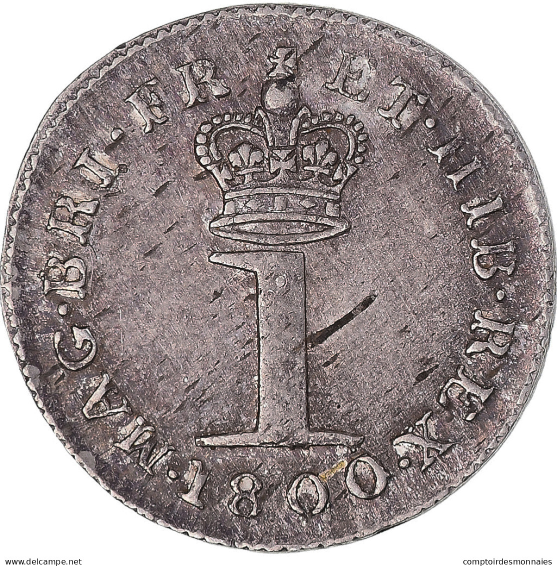 Monnaie, Grande-Bretagne, George III, Penny, 1800, Londres, SUP, Argent, KM:614 - D. 1 Penny