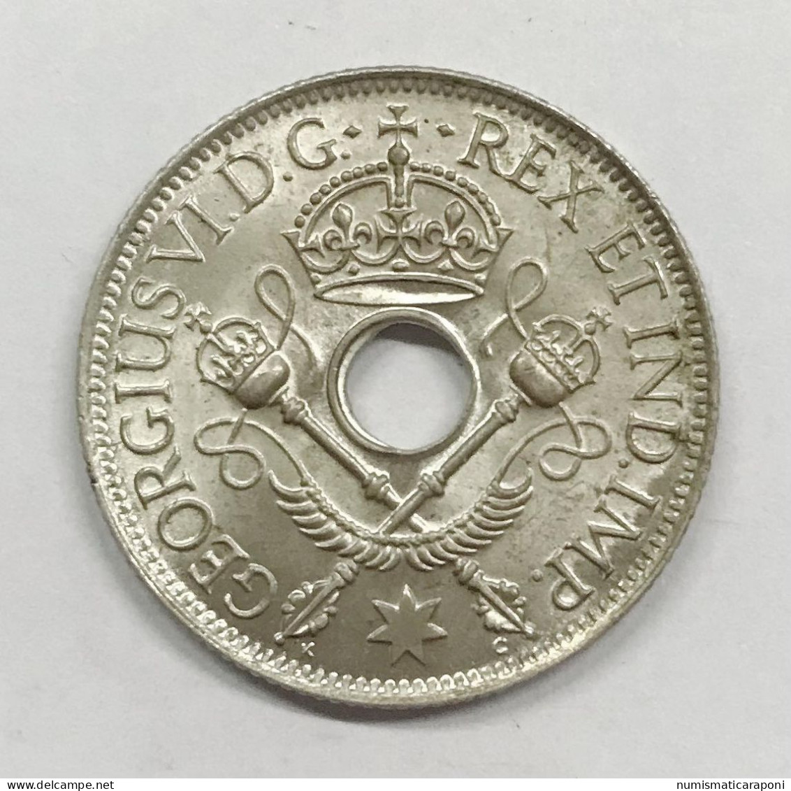 BRITISH NEW GUINEA SHILLING 1945 GEORGE VI SILVER KM#8 UNC E.858 - Guinea