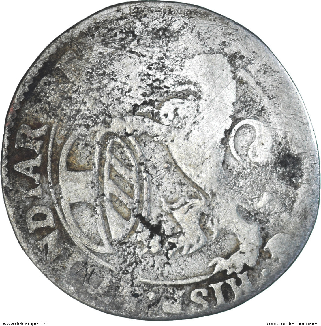 Monnaie, Pays-Bas Espagnols, Philippe IV, Escalin, 1629, Anvers, TB, Argent - Other & Unclassified