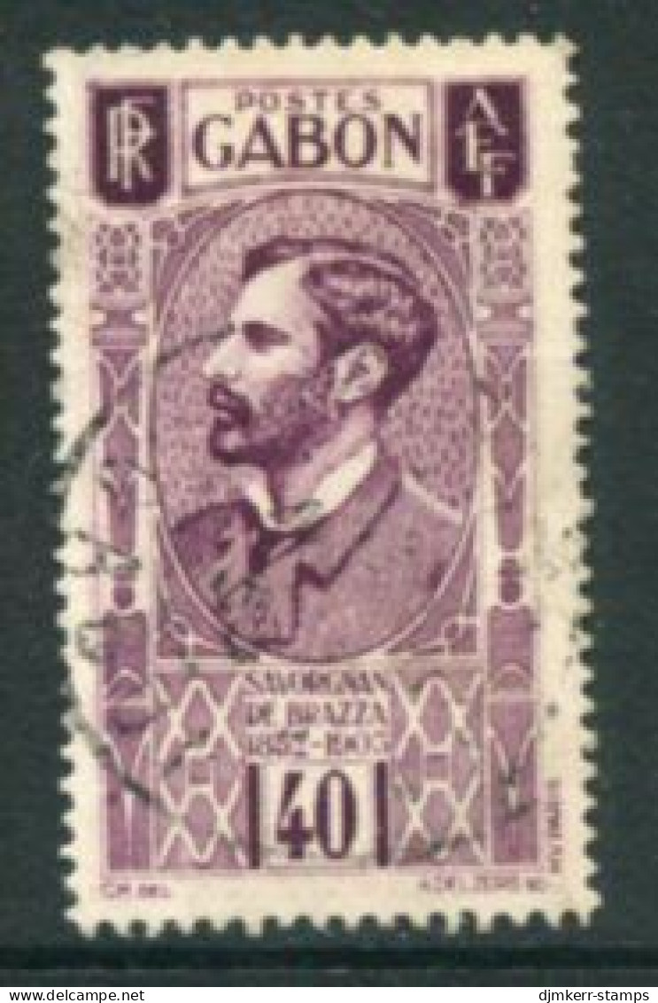 GABON 1932-33 Definitive 40c. Used.  Yv. 134 - Oblitérés