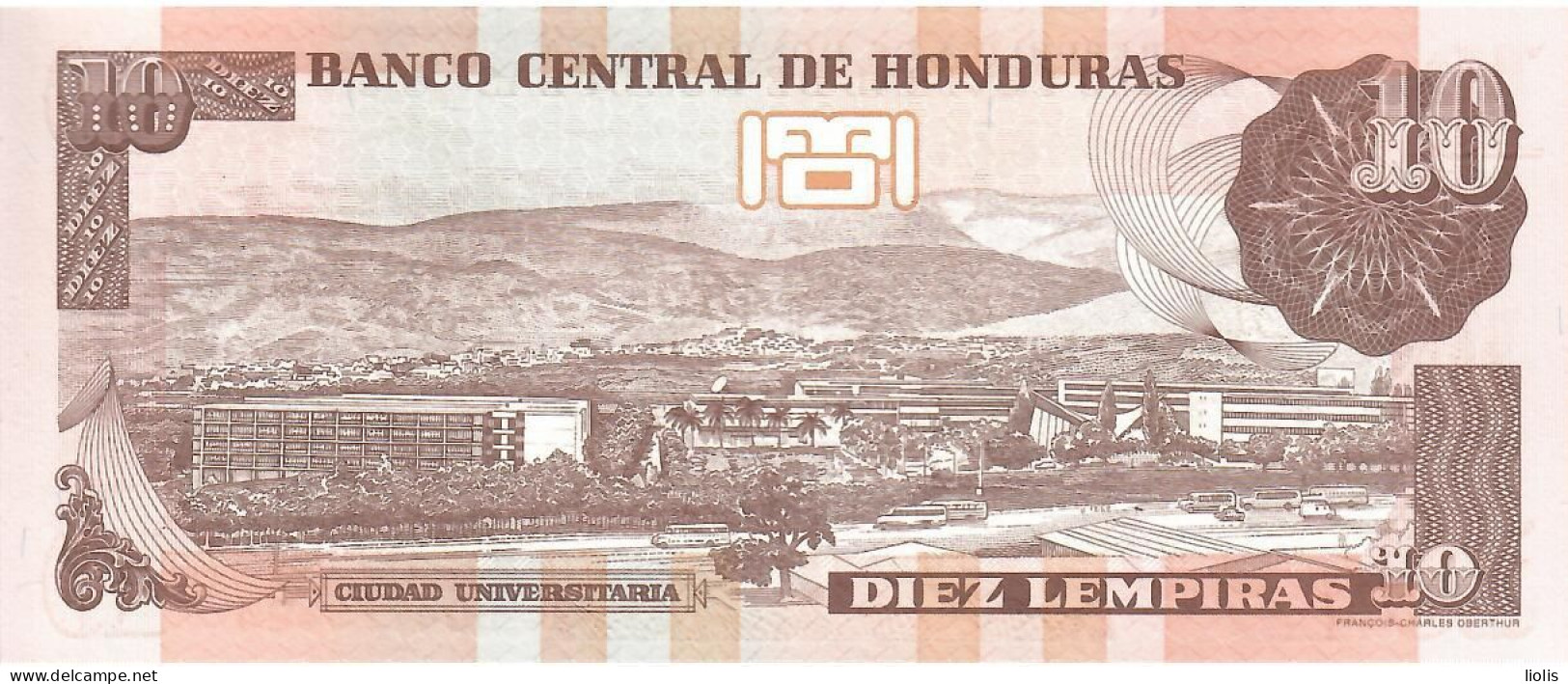 Honduras P-86c  10 Lempiras  2004  UNC - Honduras