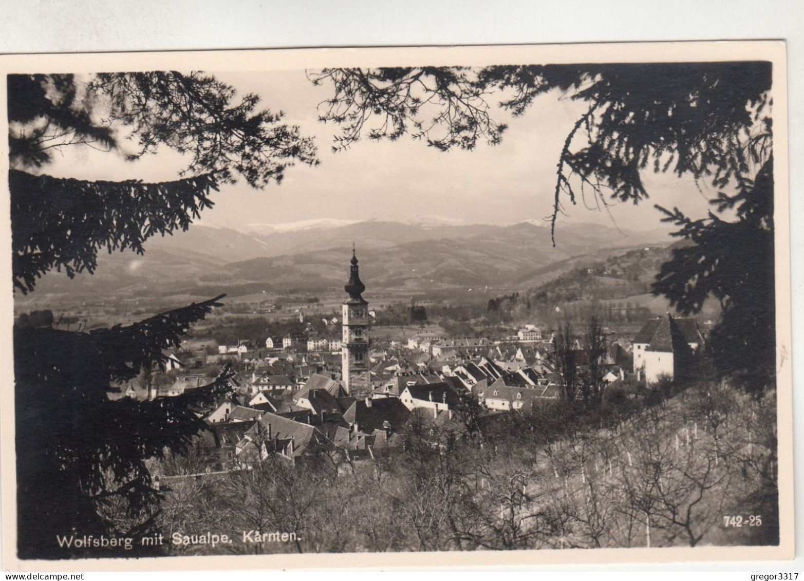 D360) WOLFSBERG Mit Saualpe - Kärnten - Schöne Alte FOTO AK 1939 Frank Verlag - Wolfsberg