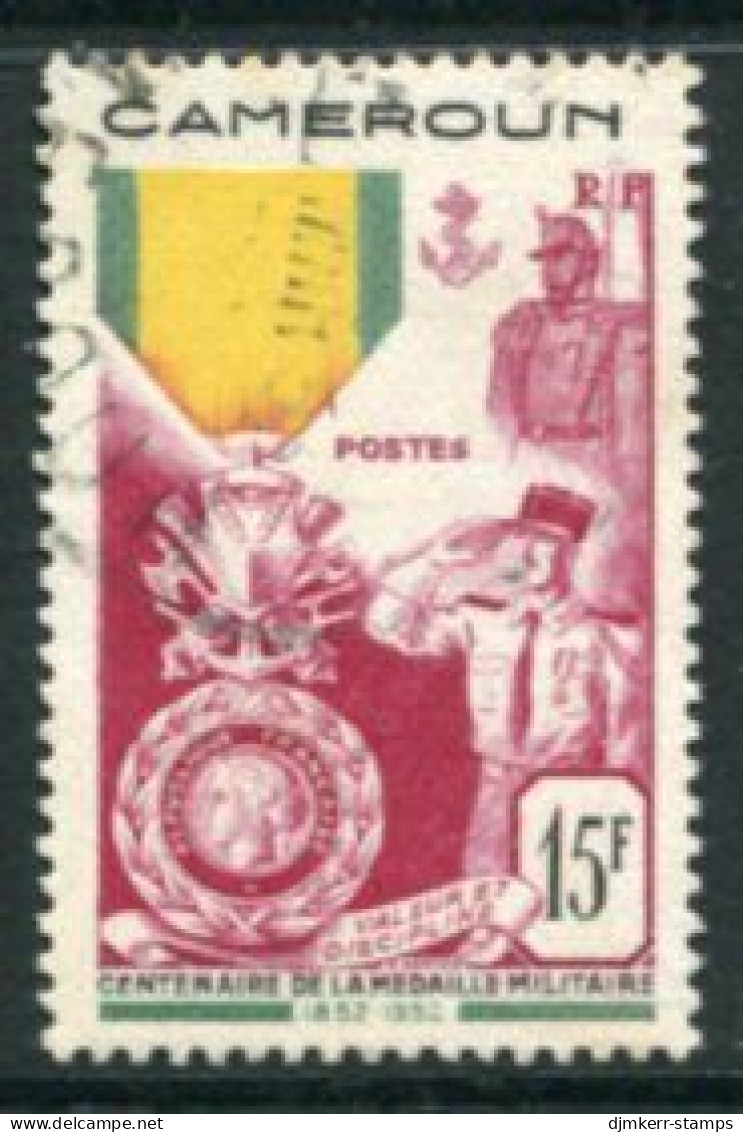 CAMEROUN 1952 Medaille Militairel Centenary. Used.  Yv. 296, SG 256 - Usati