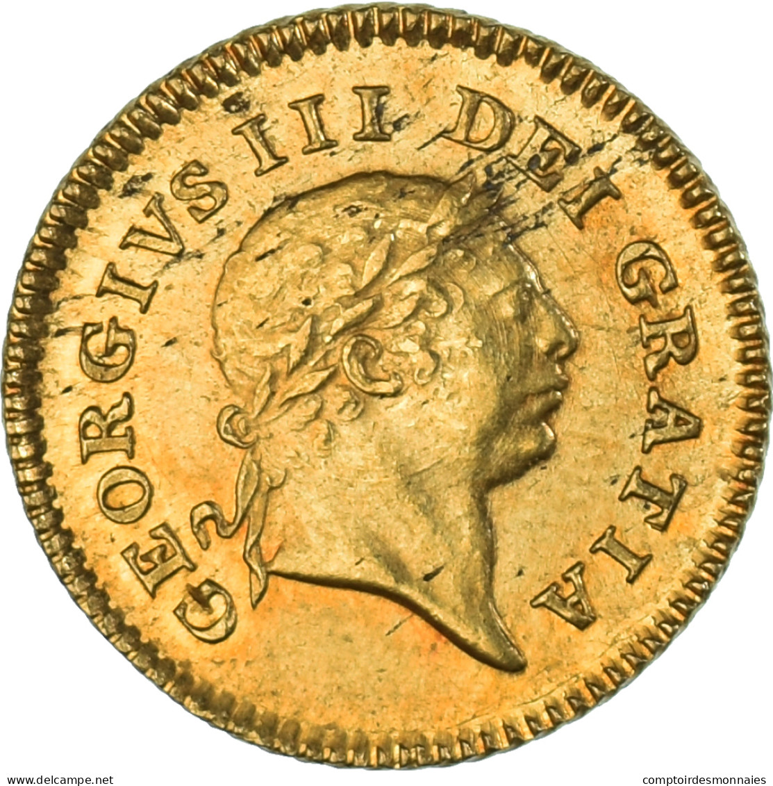 Monnaie, Grande-Bretagne, George III, 1/3 Guinea, 1806, Londres, TTB+, Or - Guinea