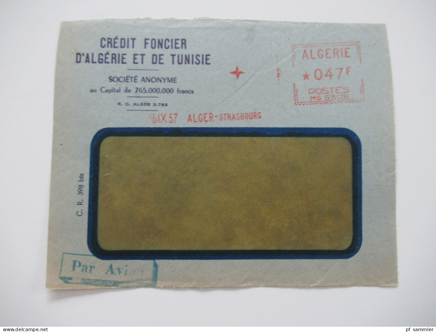 Algerien 1950 / 60er Jahre Belegeposten 50 VS (Vorderseiten) / viele Stempel / AFS Freistempel nach Holland