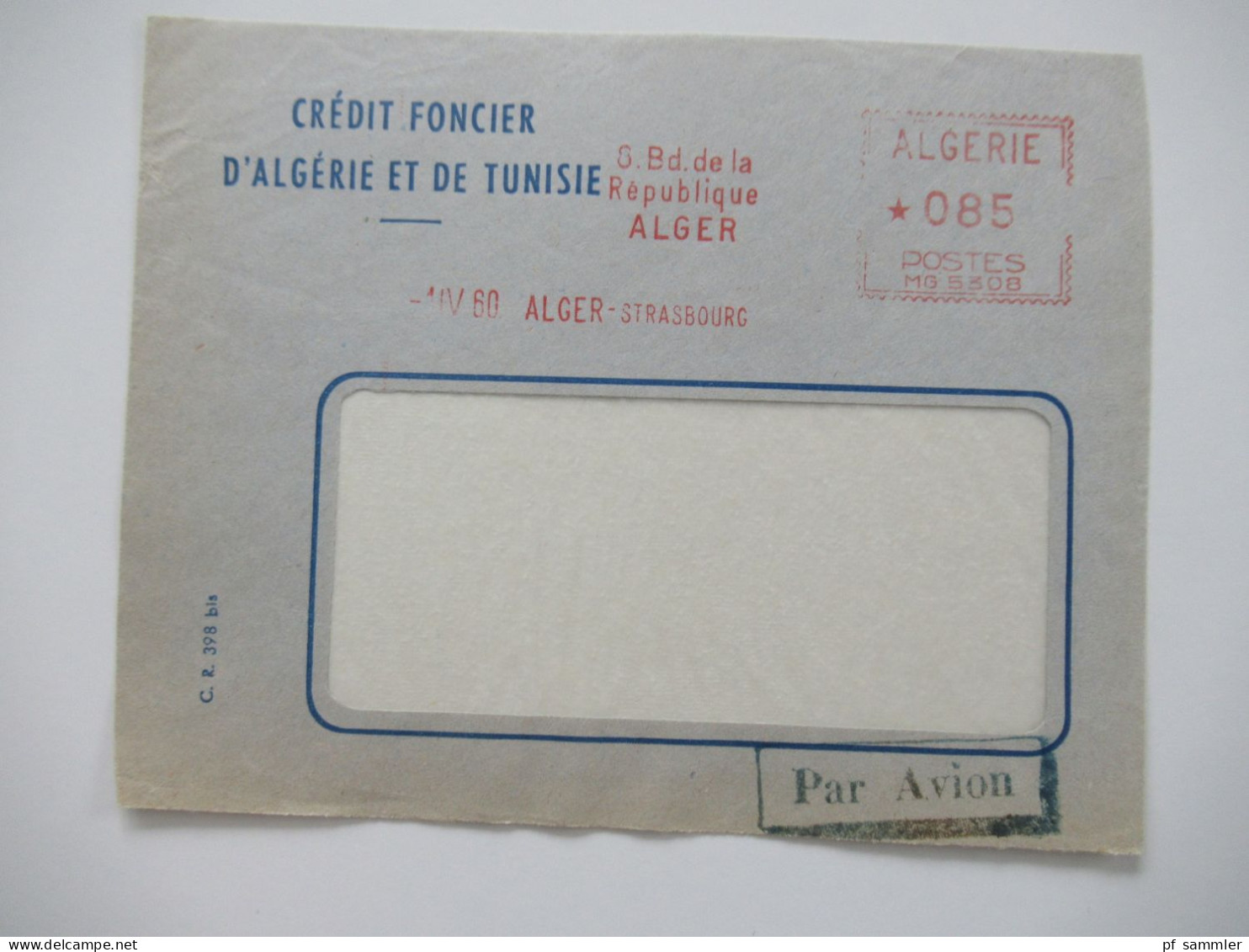 Algerien 1950 / 60er Jahre Belegeposten 50 VS (Vorderseiten) / viele Stempel / AFS Freistempel nach Holland