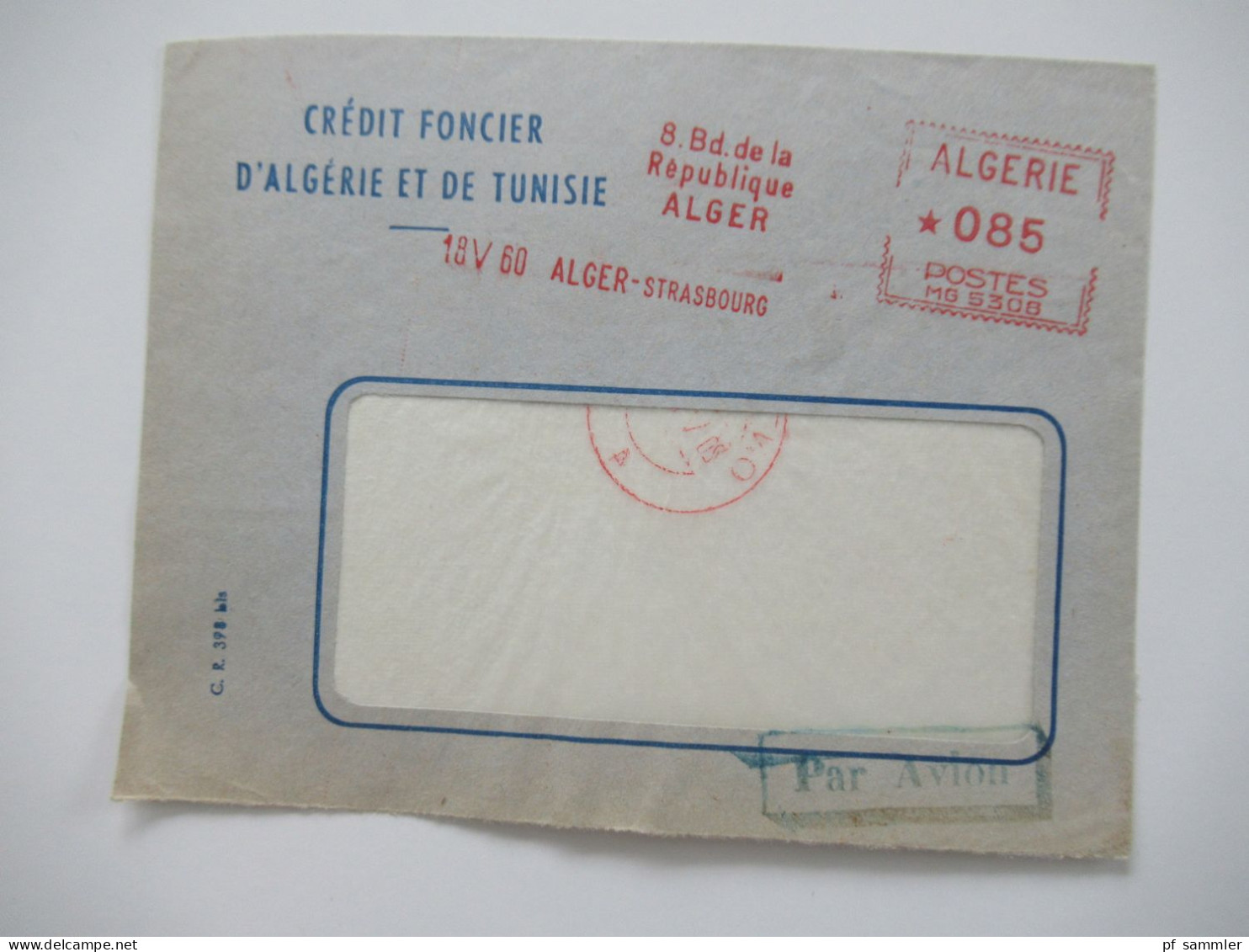 Algerien 1950 / 60er Jahre Belegeposten 50 VS (Vorderseiten) / viele Stempel / AFS Freistempel nach Holland