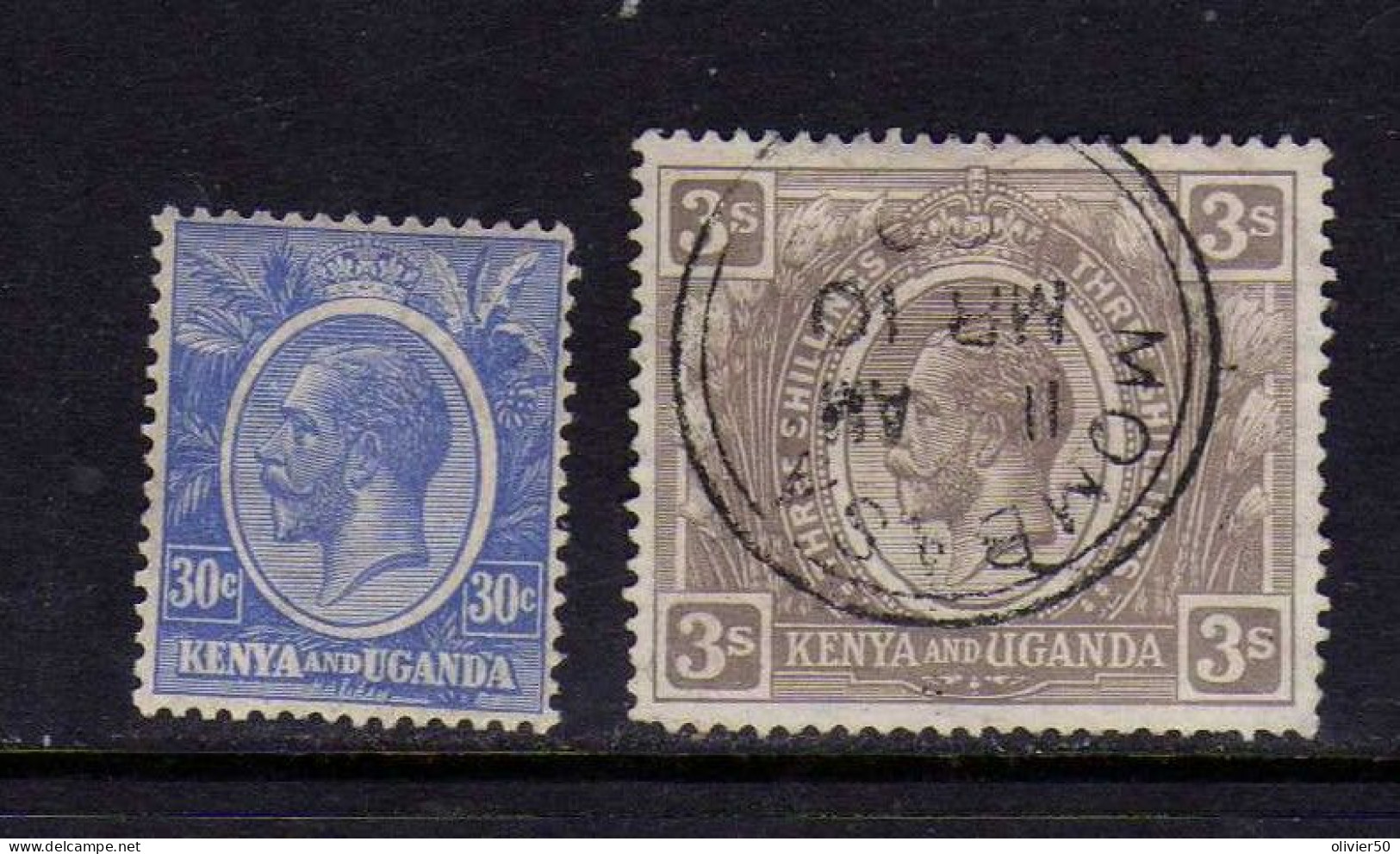 Kenya Ouganda (1922-27) - George V - Neuf* Et Oblit - Kenya & Oeganda