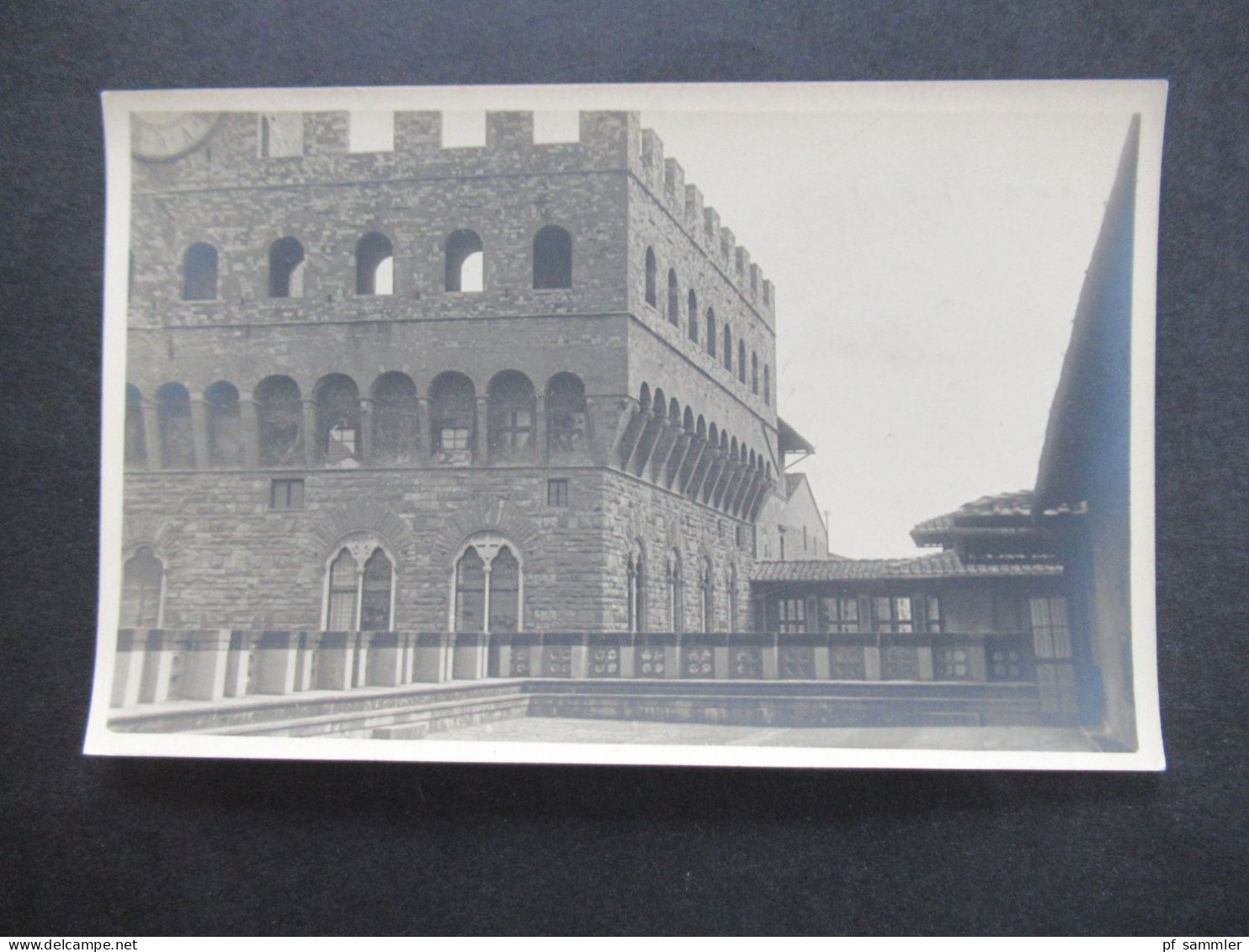 3x Echtfoto (13,5 X 8,5cm) Ca. 1930er Jahre Palazzo Vecchio In Florenz / Museum / Blick Vom Loggiadach - Places