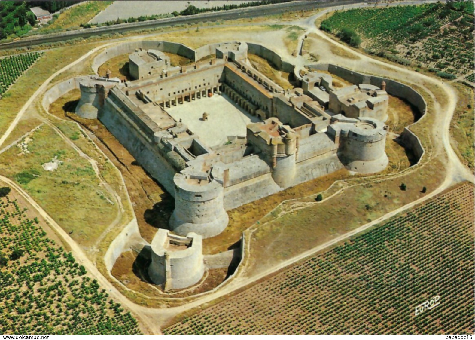 66 - La Forteresse De Salses - Construite Par Les Espagnols à La Fin Du 15e S. - éd. "Europ" N° MI 1713 - [vue Aérienne] - Salses