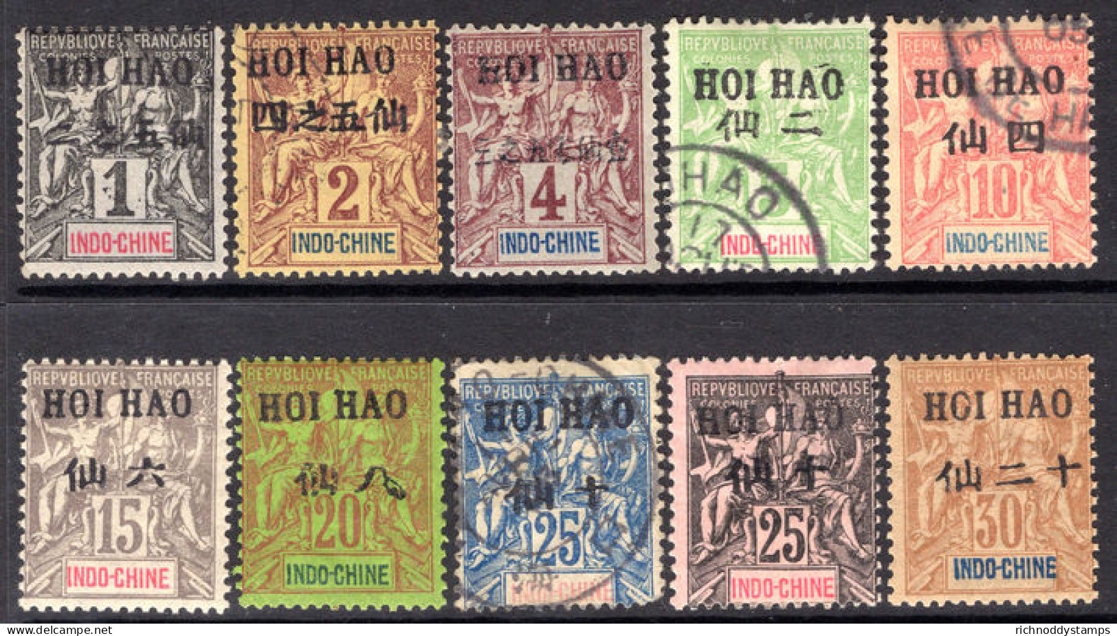 Hoi-Hao 1903-04 Mixed Mint And Used Set To 30c. - Ongebruikt