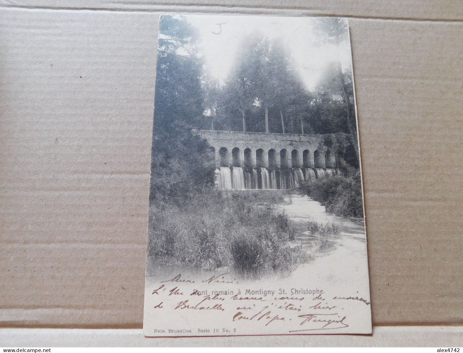 Pont Romain à Montignies St. Christophe, 1905   (Z18) - Erquelinnes