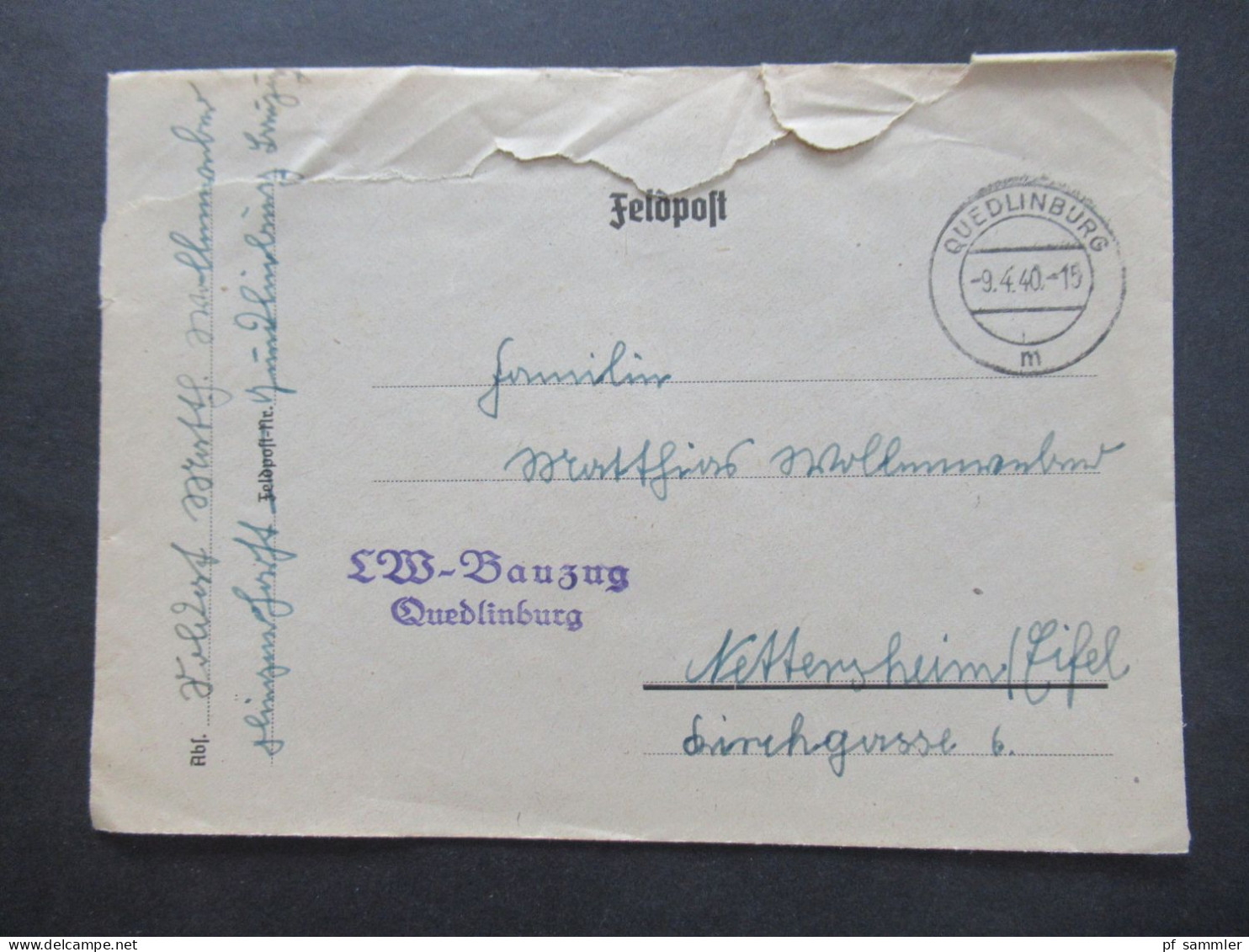 Feldpost 2.WK Posten mit vielen Belegen und 4 Fotos! 24.12.1939 - 22.6.1944 Luftwaffe / Luftgaupostämter / Fliegerhorst