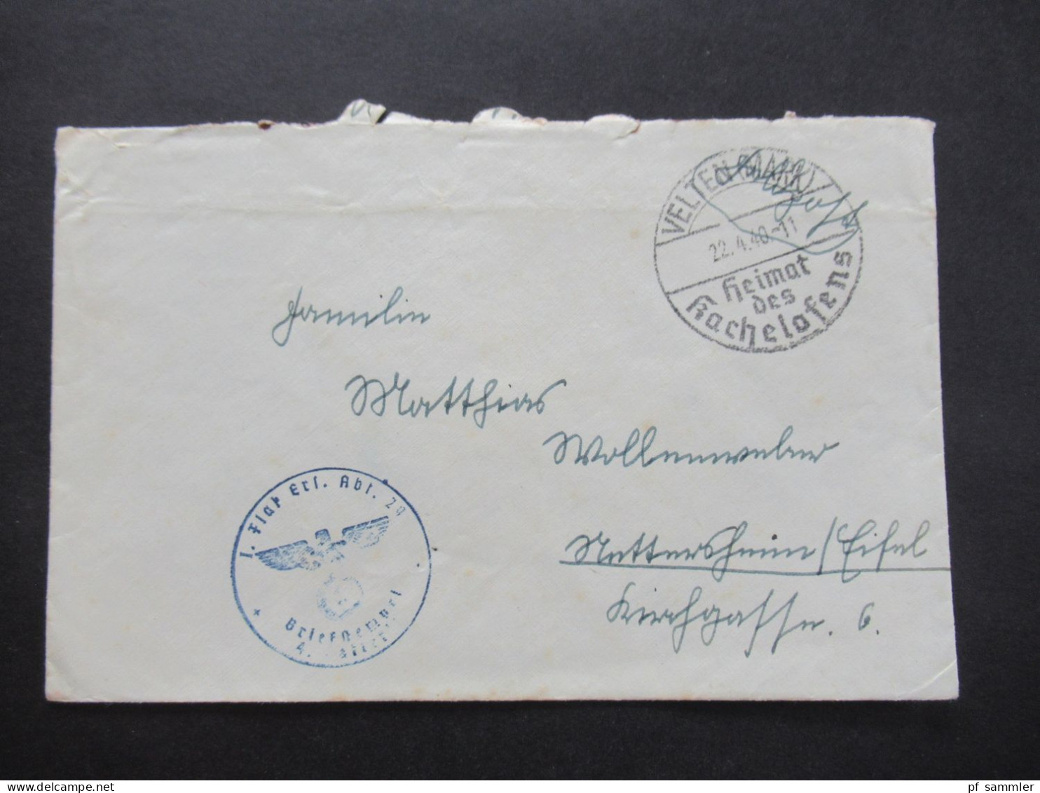 Feldpost 2.WK Posten mit vielen Belegen und 4 Fotos! 24.12.1939 - 22.6.1944 Luftwaffe / Luftgaupostämter / Fliegerhorst