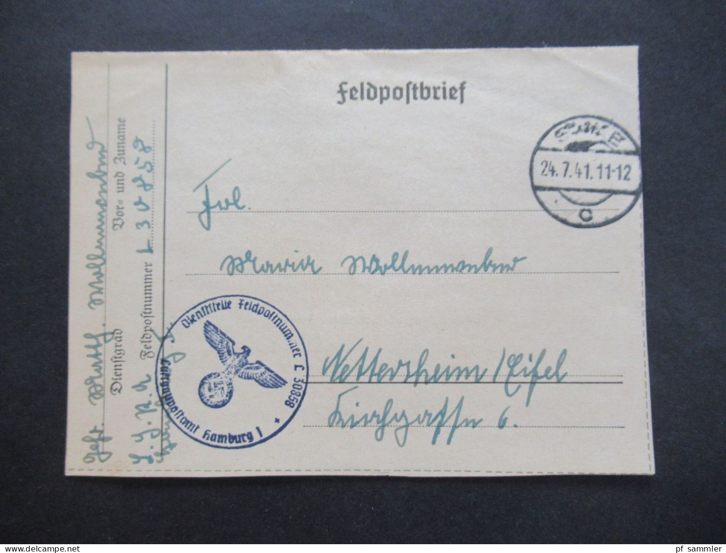 Feldpost 2.WK Posten mit vielen Belegen und 4 Fotos! 24.12.1939 - 22.6.1944 Luftwaffe / Luftgaupostämter / Fliegerhorst