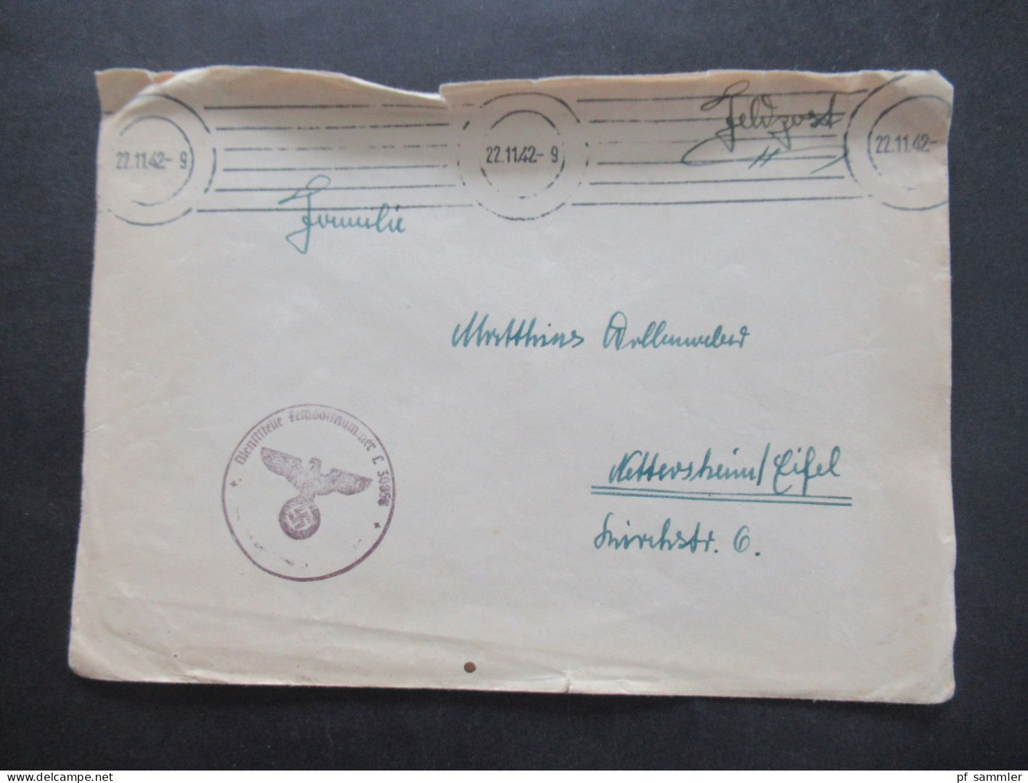 Feldpost 2.WK Posten mit vielen Belegen und 4 Fotos! 24.12.1939 - 22.6.1944 Luftwaffe / Luftgaupostämter / Fliegerhorst