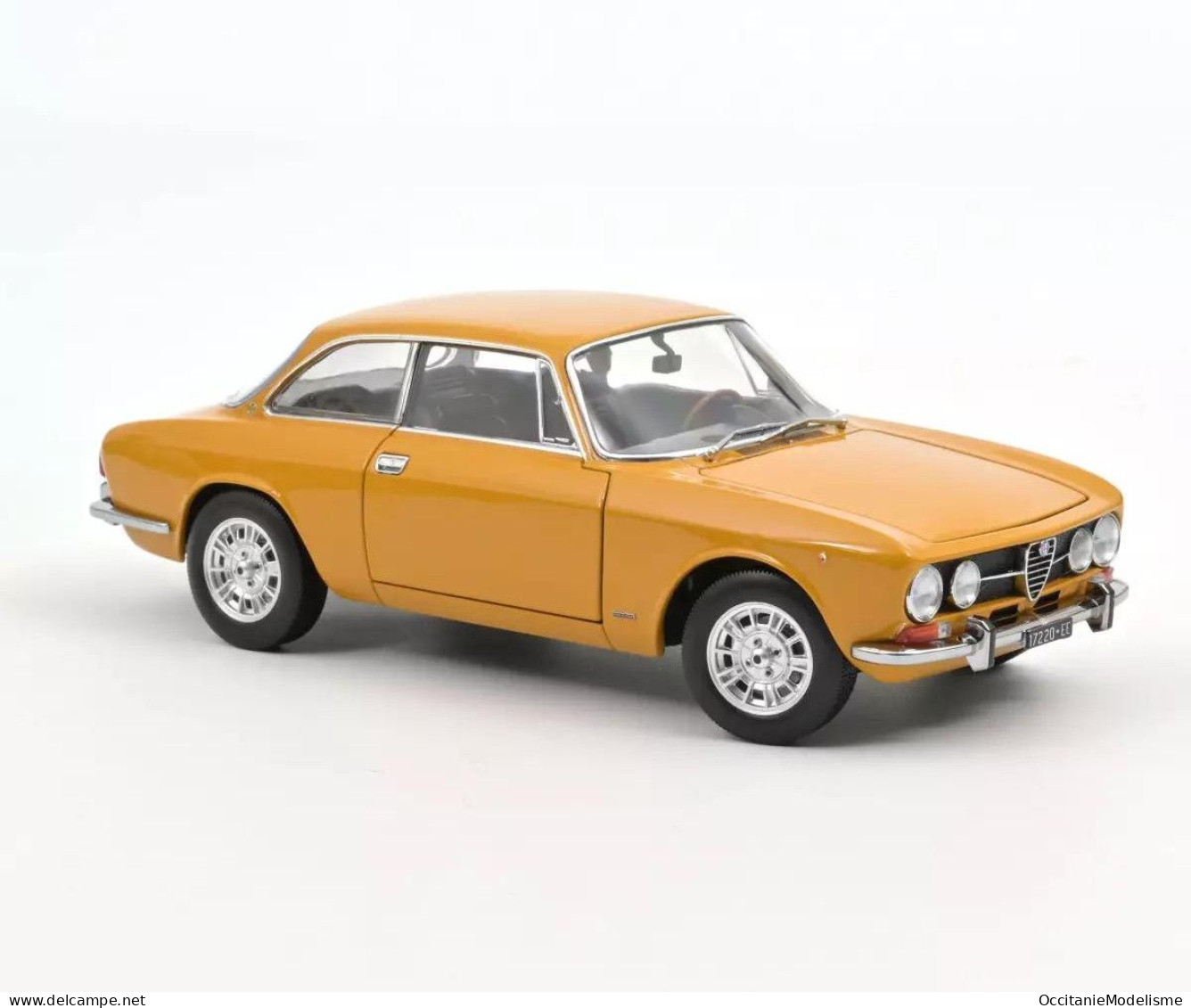 Norev - ALFA ROMEO 1750 GTV 1970 Jaune Ocre Réf. 187910 Neuf NBO 1/18 - Norev