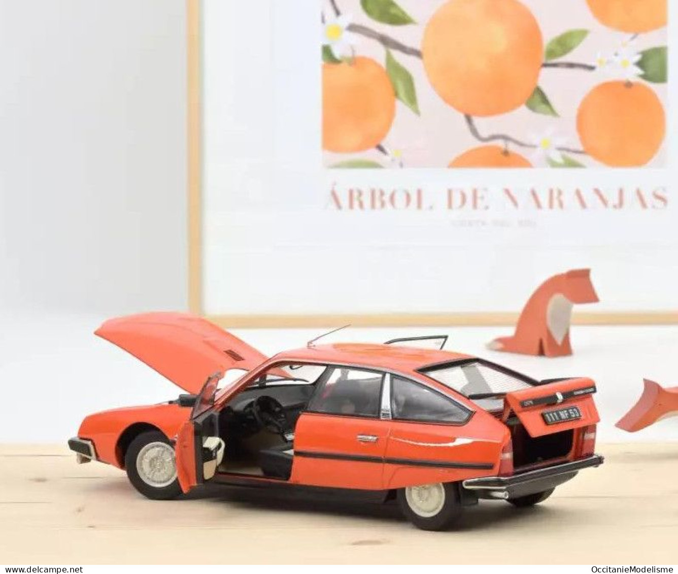 Norev - CITROEN CX 2400 GTI 1977 Orange Mandarine Réf. 181524 Neuf NBO 1/18 - Norev