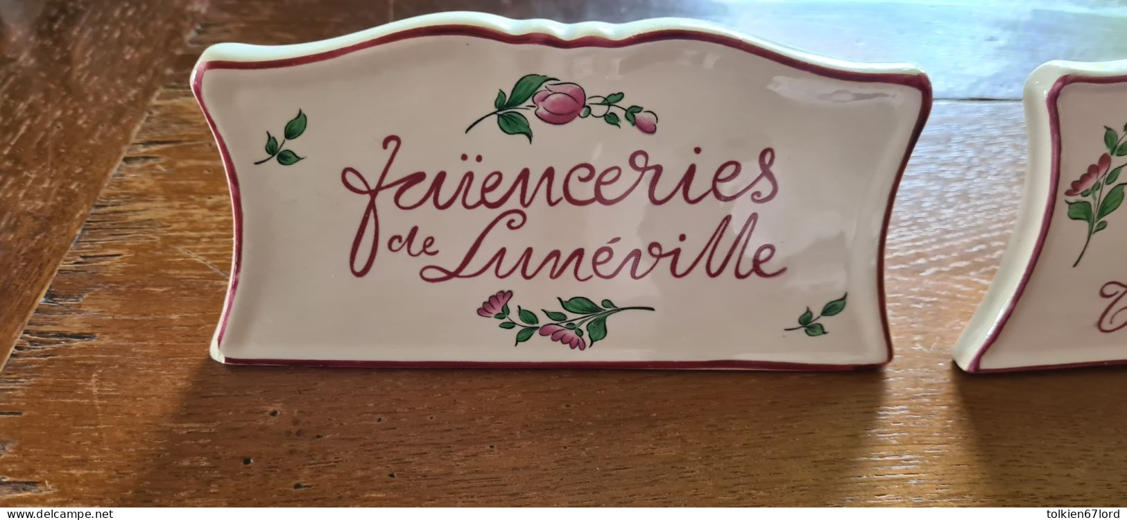 LUNÉVILLE Faïencerie De Lunéville Et Saint Clément Tradition Réverbère Objets Publicitaires - Lunéville (FRA)