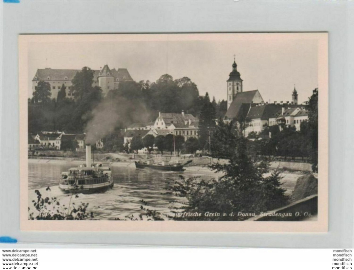 Grein An Der Donau - Strudengau - Dampfschiff 1938 - Grein