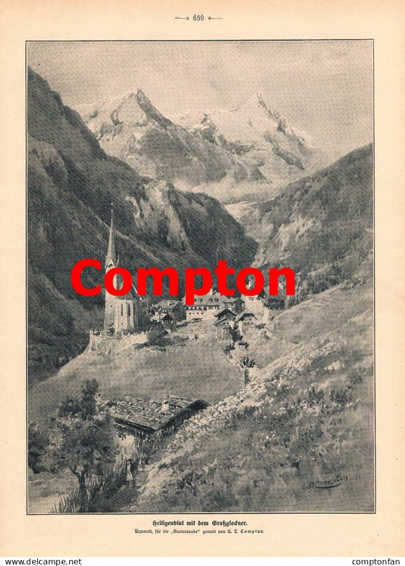 A102 1379 Frido Kordon Compton Großglockner Heiligenblut Artikel / Bilder 1914 - Autres & Non Classés