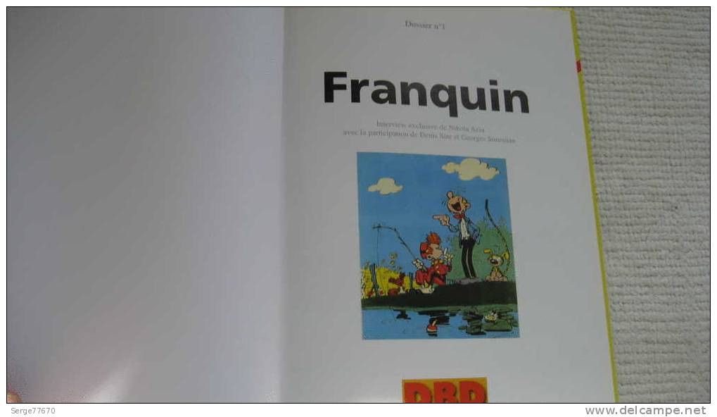 Franquin DBD Dossiers De La Bande Dessinée 1 Spirou Gaston Fantasio Spip - Franquin