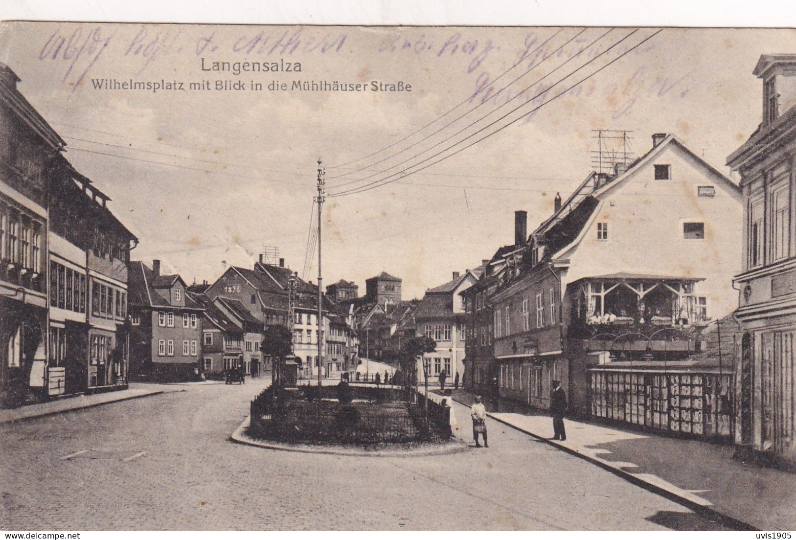 Langensalza.Wilhelmplatz Mit Blick In Die Muhlhauser Strasse. - Bad Langensalza