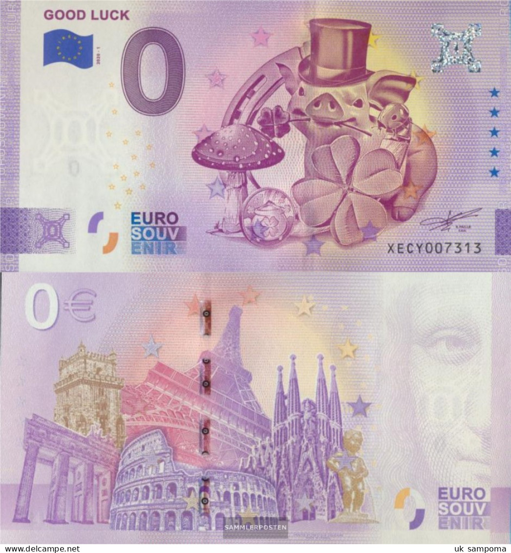 All World Souvenirschein Good Luck Uncirculated 2020 0 Euro Good Luck - Lots & Kiloware - Banknotes