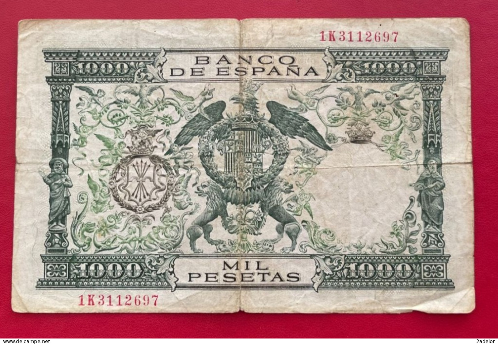 Beau Billet De 1000 Pesetas 29 Novembre 1957, Espagne - 1000 Pesetas