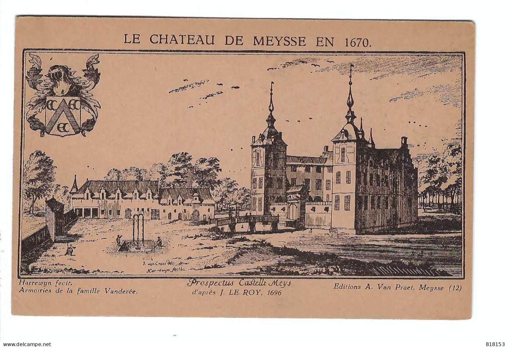 Meise  LE CHATEAU DE MEYSSE - Meise