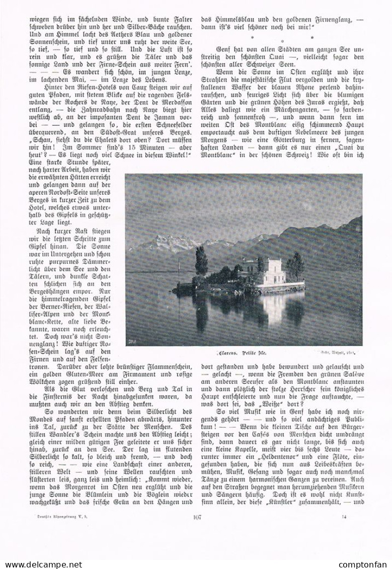 A102 1384 Compton Genfer See Genfersee Montreux Waadt Artikel / Bilder 1905 - Sonstige & Ohne Zuordnung