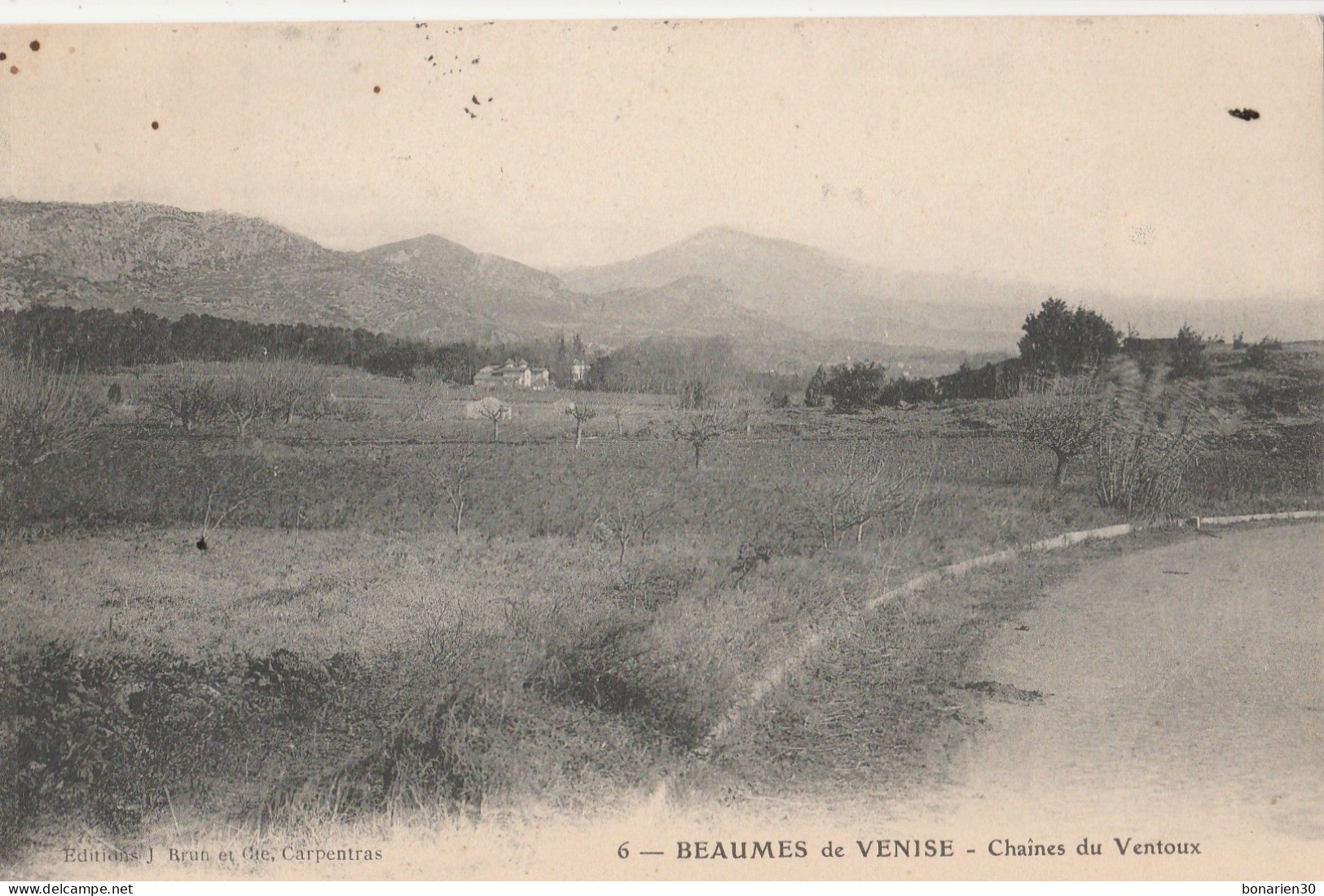 CPA 84 BEAUMES DE VENISE  CHAINES DU VENTOUX - Beaumes De Venise